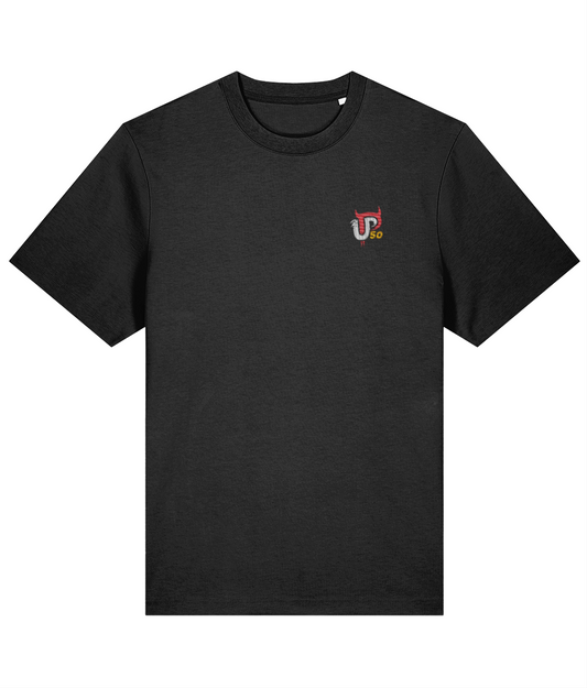50 GIFTED | ADULT TEE | BLACK | EMBROIDERED