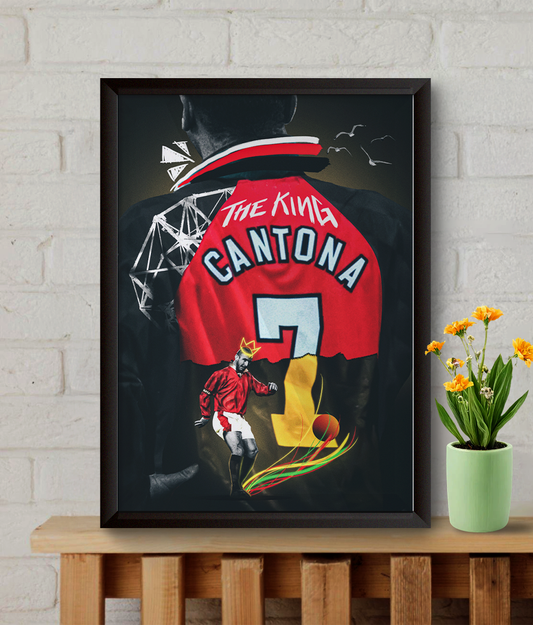 CANTONA | FRAMED POSTER
