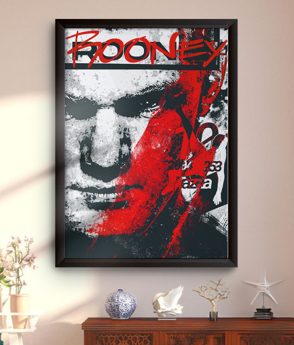ROONEY | FRAMED POSTER – United Peoples TV